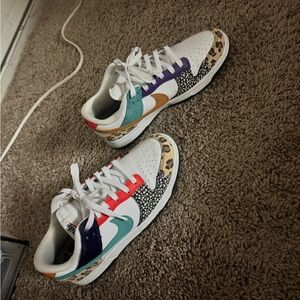 Nike Multicolor Animal Print Sneakers